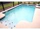 Sparkling private pool with clear blue water and inviting steps for a refreshing swim at 4289 Prologue Way, Kissimmee, FL 34746