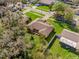 Aerial view of a single-Gathering home showcasing its backyard and neighborhood setting at 4355 Watermill Ave, Orlando, FL 32817