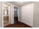 Hallway with closet that connects to the bathroom and a bedroom at 4405 S Semoran Blvd # 7, Orlando, FL 32822