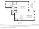 Detailed first-floor floor plan showing layout with kitchen, living, dining room, and patio dimensions at 1100 Downswing Pl, Davenport, FL 33896