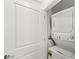 Convenient laundry closet features stacked washer and dryer units at 1443 Lassen St, Haines City, FL 33844