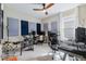 Spacious home office with sound dampening panels, perfect for productivity at 211 Venetian Palms Blvd, New Smyrna Beach, FL 32168