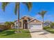 Charming one-story home with a two-car garage, and manicured lawn at 3814 Aiden Pl, Apopka, FL 32703