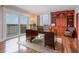 Bright and airy office space with balcony, wood floors, and lots of natural light at 7550 Hinson St # 11C, Orlando, FL 32819