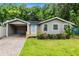 Charming single-story home featuring a carport and well-maintained front yard with fresh landscaping at 2208 Page Ave, Orlando, FL 32806