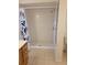 Walk in shower with tile surround and updated fixtures at 2215 Hontoon Rd., Deland, FL 32720