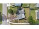 Aerial view of the property showcasing roof, backyard, and neighborhood at 2814 Bonneville Dr, Orlando, FL 32826