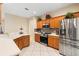 Modern kitchen with stainless steel appliances and ample counter space at 5509 Florence Harbor Dr, Orlando, FL 32829