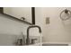 Modern bathroom vanity with brushed nickel faucet and countertop at 586 Orange Dr # 114, Altamonte Springs, FL 32701