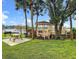 Community gazebo and picnic table overlooking the lake at 586 Orange Dr # 114, Altamonte Springs, FL 32701