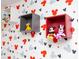 Bedroom decor featuring Mickey Mouse themed wallpaper and display cubes at 8988 Cabot Cliffs Dr, Champions Gate, FL 33896