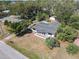 Overhead real estate view of a single Gathering home with in-ground pool and landscaping in a well-maintained neighborhood at 1382 Wright St, Daytona Beach, FL 32117