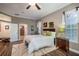 A view of the main bedroom and the entrance to a closet at 4978 Fawn Ridge Pl, Sanford, FL 32771