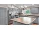 Stylish kitchen with stainless steel appliances, island, and cabinetry at 1010 Corbin Ct, Oviedo, FL 32765