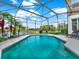 A beautiful screened-in pool and patio provide an oasis in the backyard at 11327 Ledgement Ln, Windermere, FL 34786