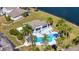 Aerial view of a resort-style pool at 13101 Summerton Dr, Orlando, FL 32824