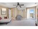 Bonus room includes ceiling fan, neutral carpet, and access to outdoor area at 1389 Chatfield Pl, Orlando, FL 32814