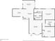 Floor plan of the home showcasing the layout of the kitchen, living room, bedrooms, and bathrooms for easy navigation at 250 Douglas Dr, Eustis, FL 32726