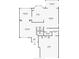 Floor plan showing measurements for rooms in the house at 8438 Diamond Cove Cir, Orlando, FL 32836