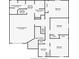 Detailed floorplan showing layout of bedrooms, bathrooms, and closet spaces at 8438 Diamond Cove Cir, Orlando, FL 32836