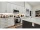 Close-up view of kitchen showcasing modern cabinets, stainless steel appliances, and ample counter space at 2294 Lakeview Ave, Clermont, FL 34711