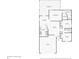 Detailed floorplan showcasing the layout, including the kitchen, bedrooms, living room, and screened patio at 2604 Hollow Ln, Leesburg, FL 34748