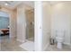 Well-lit bathroom with a glass-enclosed shower and neutral color scheme, offering a clean and modern space at 3121 Paradox Cir # 203, Kissimmee, FL 34746