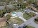 Aerial view of a home with a pool, showcasing its well-maintained yard within the neighborhood at 382 Frances Ave, Casselberry, FL 32707