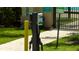 Electric vehicle charging station in the pool area at 5356 Diplomat Ct # 105, Kissimmee, FL 34746