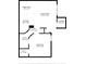 Detailed floor plan showcasing the layout of the kitchen, living room, bedroom, and dining area at 629 Dory Ln # 303, Altamonte Springs, FL 32714