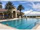 The community pool and clubhouse provide ample relaxation and recreation space at 890 Spinnaker Way, Kissimmee, FL 34746