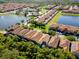 A beautiful view of the community, the townhomes, and multiple lakes at 8900 Candy Palm Rd, Kissimmee, FL 34747