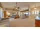 Open living room featuring vaulted ceilings, comfortable furnishings and natural light at 105 Lena Ann Dr, St Cloud, FL 34771
