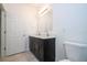 Modern bathroom featuring a double sink vanity at 16893 Sw 17Th Ter, Ocala, FL 34473