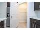 Open door to a well-organized pantry featuring wire shelving and ample storage space at 16893 Sw 17Th Ter, Ocala, FL 34473