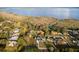 This aerial view highlights a home near the water with solar panels and beautiful surroundings at 38934 Sulen Rd, Lady Lake, FL 32159