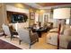 Inviting lounge area with comfortable seating, a stylish coffee table, and a cozy ambiance at 5354 Diplomat Ct # 106, Kissimmee, FL 34746