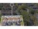 Overhead view showcases townhouses with neat roofs nestled in a community abundant with verdant trees at 615 Richland Ct # 61, Altamonte Springs, FL 32714