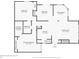 Layout of the first floor of this home featuring two bedrooms, a kitchen, dining room, and Gathering room at 615 Richland Ct # 61, Altamonte Springs, FL 32714