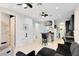 Bright and airy living space open to a stylish kitchen and featuring contemporary furnishings at 726 N Pennsylvania Ave, Winter Park, FL 32789