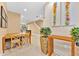 Elegant dining area with modern light fixtures and beautiful decor at 7663 Recife Dr, Kissimmee, FL 34747