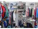 Well-organized walk-in closet with ample storage and shelving for clothes, shoes, and accessories at 8807 Tatara St, Orlando, FL 32836