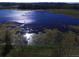 Aerial view showcasing the property's waterfront location and natural surroundings at 1107 Galway Blvd, Apopka, FL 32703