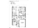 Kennedy floor plan showcasing 4 bedrooms, 2 bathrooms, and an open layout with a 2 car garage at 1107 Galway Blvd, Apopka, FL 32703