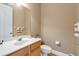 Bathroom with white countertop vanity and standard toilet at 1601 Billingshurst Ct, Orlando, FL 32825