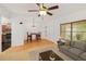 Cozy living room area with adjacent kitchen and breakfast nook at 2106 Northlake Dr # 2106, Sanford, FL 32773