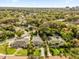 Expansive aerial view highlighting a beautiful neighborhood, mature trees, and a sparkling community pool at 724 Lake Davis Dr, Orlando, FL 32806