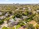 Gorgeous aerial view featuring well-maintained properties, mature trees, and a sparkling pool at 724 Lake Davis Dr, Orlando, FL 32806