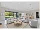 Bright living room featuring modern furnishings, large windows, and an open floor plan at 10912 Mobberley Cir, Orlando, FL 32832