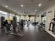 Community gym featuring modern exercise equipment and large windows for natural light at 1463 Riverboat Dr, Kissimmee, FL 34744